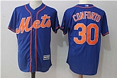 New York Mets #30 Michael Conforto Blue New Cool Base Stitched Jersey,baseball caps,new era cap wholesale,wholesale hats
